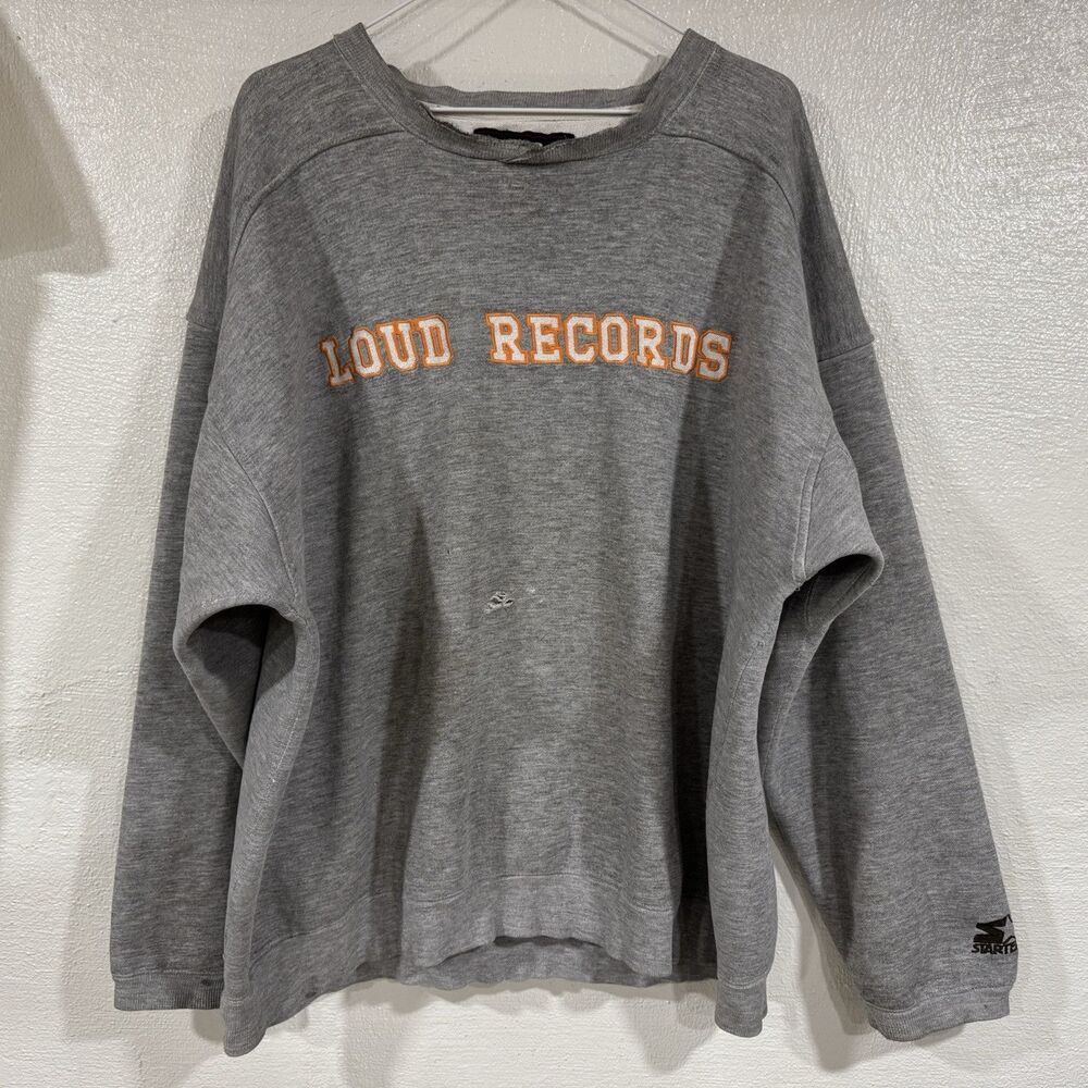 Loud Records Promo Starter Sweatshirt 90s Hip Hop Rap Mobb Deep Record Label XL